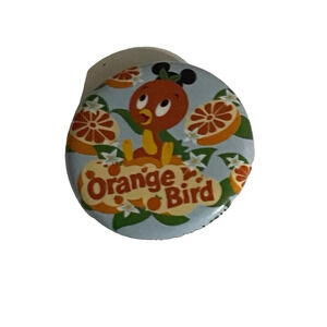 RARE Vintage Disney Orange Bird Pin WALT DISNEY WORLD Early Bird Mickey Ears